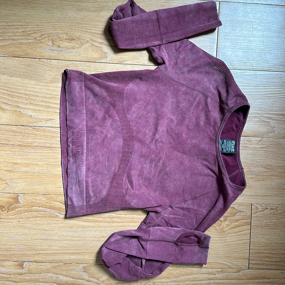 Pink athletic shirt